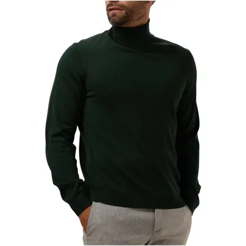 Grüner Rollkragenpullover Musso-p , Herren, Größe: 2XL - Boss Black - Modalova