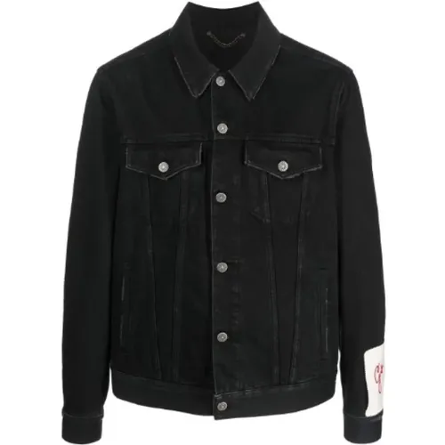 Denim Jacket for Men and Women , male, Sizes: XL, M - Golden Goose - Modalova