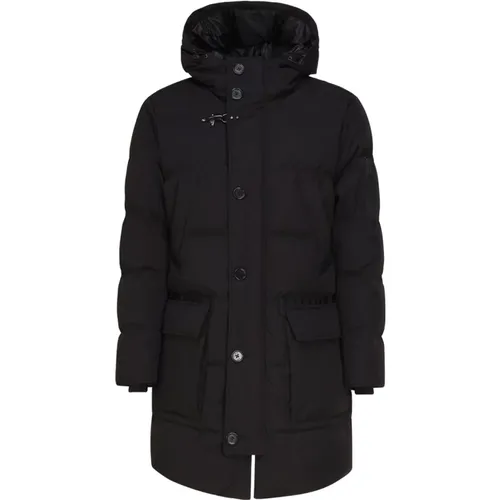 Cotton Elastan Coat , male, Sizes: 3XL, 2XL, XL - Fay - Modalova