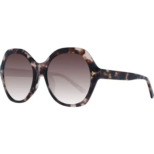 Braune Damen Sonnenbrille Rundes Design - Bally - Modalova