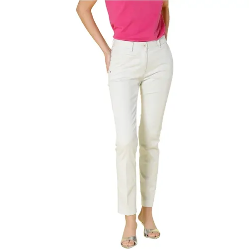 Slim Damen Chino Hose in Hellgrün , Damen, Größe: XS - Mason's - Modalova