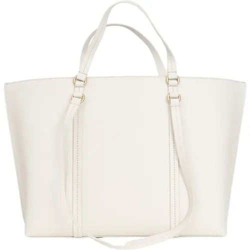 Klassische Weiße Handtasche mit Abnehmbarem Riemen - pinko - Modalova