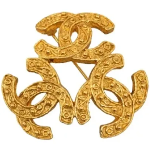 Pre-owned Gold chanel-jewelry , female, Sizes: ONE SIZE - Chanel Vintage - Modalova