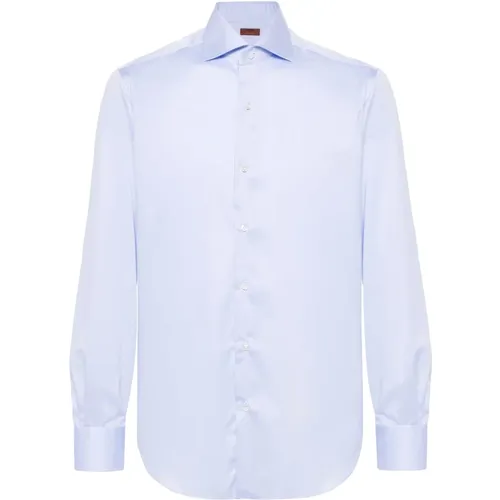 Italian Cotton Shirt , male, Sizes: 4XL, M, 5XL, XL, L, 3XL, 2XL - Barba - Modalova