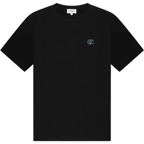 Padua T-Shirt Herren Schwarz/Blau , Herren, Größe: S - Quotrell - Modalova