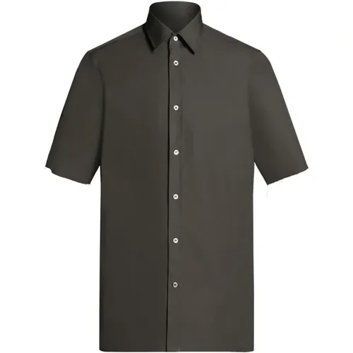 Wood Short-Sleeved Shirt , male, Sizes: 3XS - Maison Margiela - Modalova