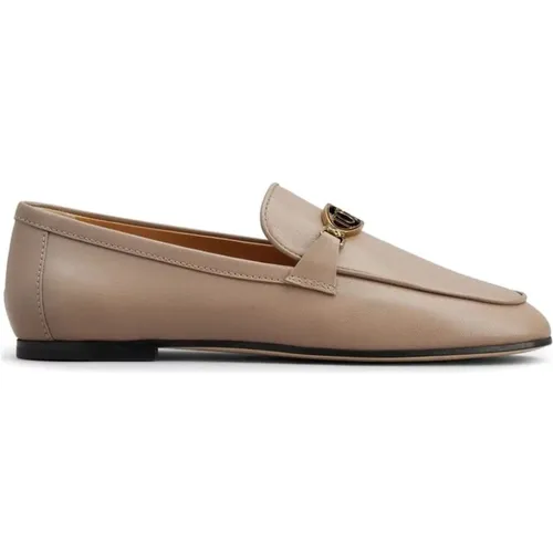 Beige Leder Slip-On Schuhe Tod's - TOD'S - Modalova