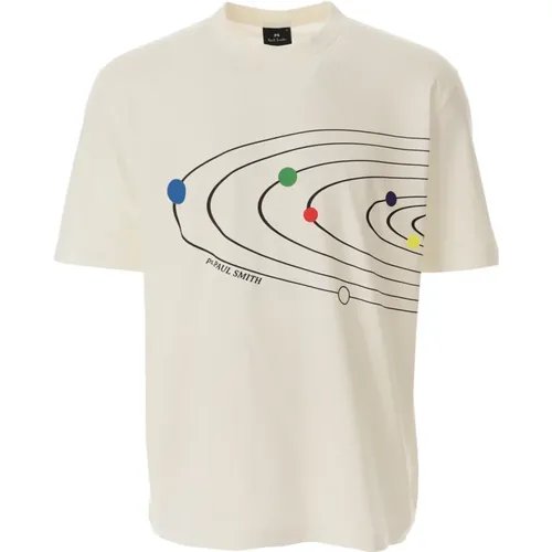 Solarsystem T-Shirt , Herren, Größe: M - PS By Paul Smith - Modalova