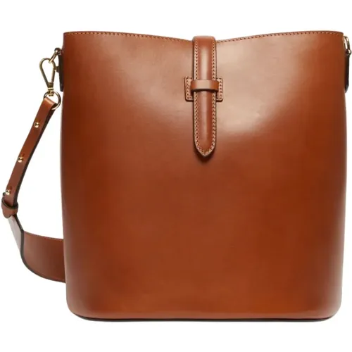 Vintage Leder Eimer Tasche - Max Mara Weekend - Modalova