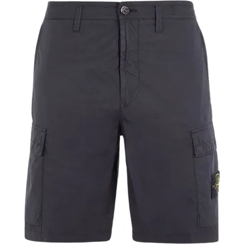 Cargo Bermuda Shorts Regular Fit , Herren, Größe: W30 - Stone Island - Modalova