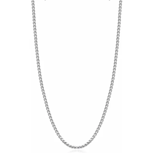 Mens Silver Chain , male, Sizes: L - Nialaya - Modalova