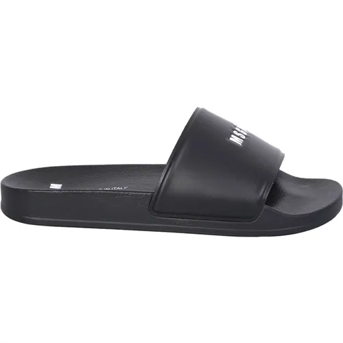 Front logo slides by ; comfortable and practical, made in this bold innovative colour , male, Sizes: 6 UK - Msgm - Modalova