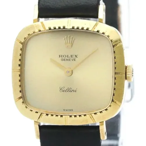 Pre-owned Leder watches - Rolex Vintage - Modalova
