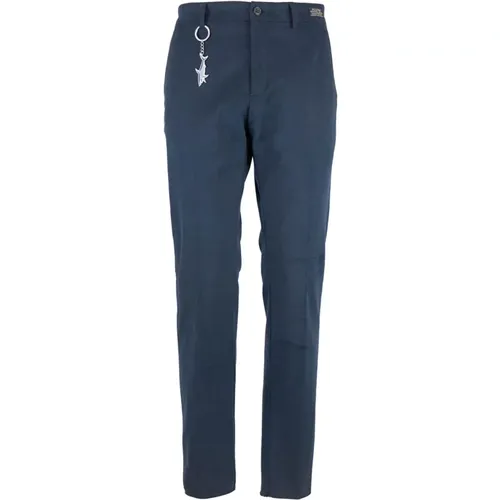 Chino Trousers Zip Button Closure , male, Sizes: 6XL - PAUL & SHARK - Modalova