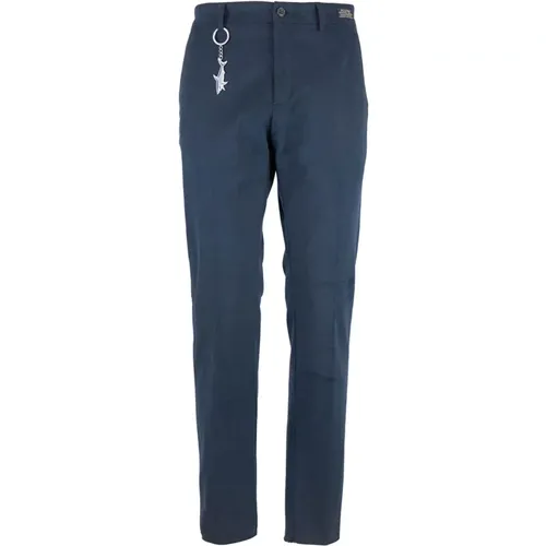 Chino Trousers Zip Button Closure , male, Sizes: L, XL, 2XL, 6XL, M - PAUL & SHARK - Modalova