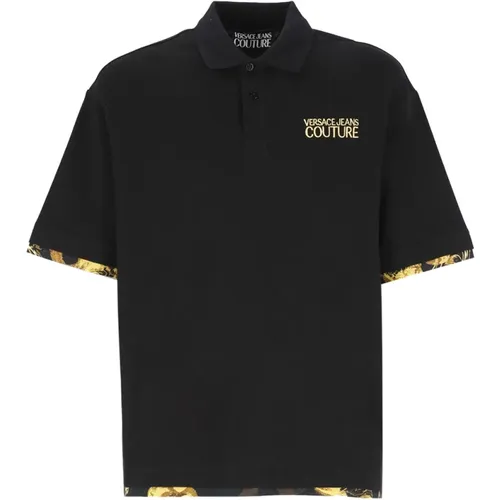 T-shirts and Polos , male, Sizes: XS, L, S - Versace Jeans Couture - Modalova