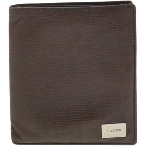 Pre-owned Leather wallets , female, Sizes: ONE SIZE - Loewe Pre-owned - Modalova