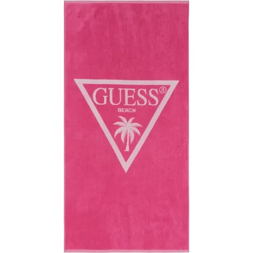 Logo Beach Towel , unisex, Sizes: ONE SIZE - Guess - Modalova