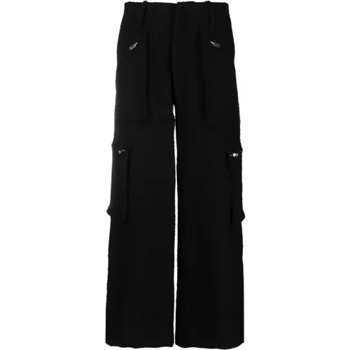 Stylish Wide-Leg Cargo Trousers , female, Sizes: 2XS, 3XS - Amiri - Modalova