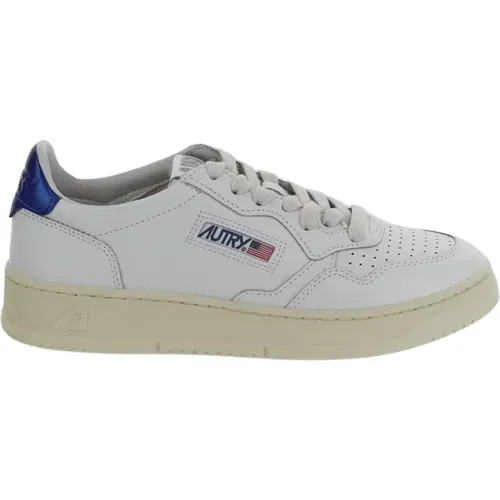 Niedrige Ledersneakers , Damen, Größe: 41 EU - Autry - Modalova