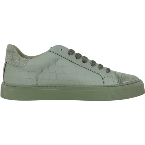 Grüne Sneakers mit niedrigem Profil Essence Double , Herren, Größe: 42 EU - Hide&Jack - Modalova