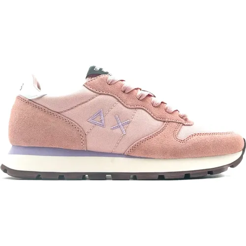 Rosa Ally Solid Sneakers , Damen, Größe: 36 EU - Sun68 - Modalova