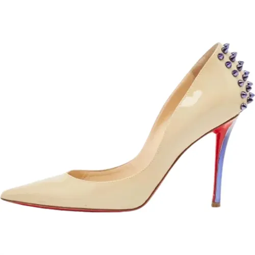 Pre-owned Leather heels , female, Sizes: 4 UK - Christian Louboutin Pre-owned - Modalova