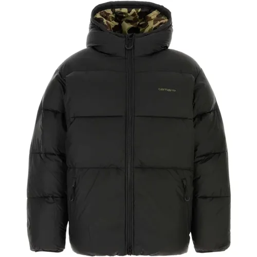 Toronto Schwarze Polyesterjacke , Herren, Größe: XL - Carhartt WIP - Modalova