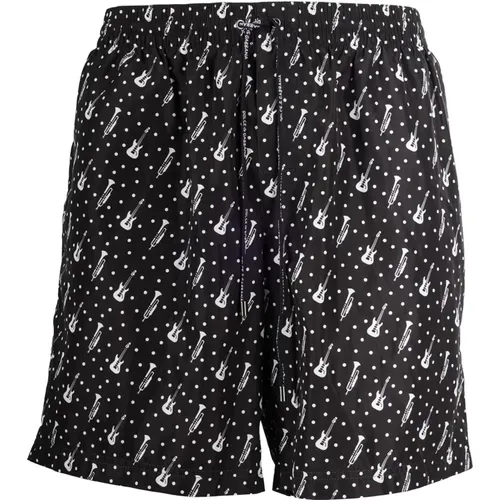 Badehose mit Polka Dot Muster - Dolce & Gabbana - Modalova