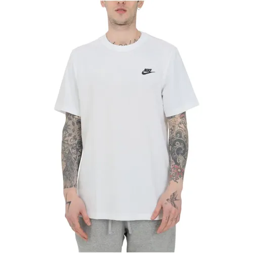 Sportswear Club T-Shirt in Weiß , unisex, Größe: XL - Nike - Modalova