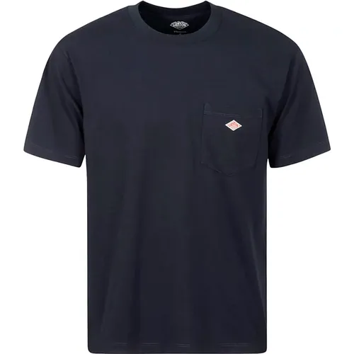 Pocket T-Shirt , male, Sizes: M, XL, S, L - Danton - Modalova