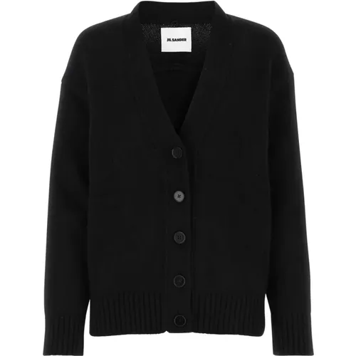 Cashmere Blend Cardigan , female, Sizes: S - Jil Sander - Modalova