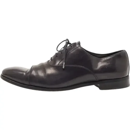 Pre-owned Leather flats , female, Sizes: 10 UK - Prada Vintage - Modalova