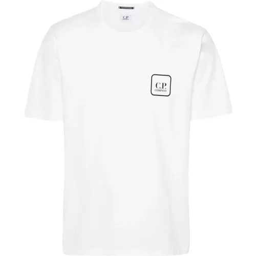 Round Neck Printed T-shirt , male, Sizes: XL, M, S, L - C.P. Company - Modalova