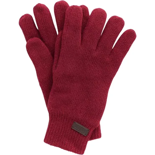Soft Knit Gloves with Ribbed Cuffs , unisex, Sizes: ONE SIZE - Barbour - Modalova