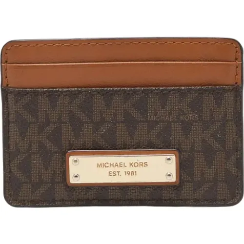 Pre-owned Coated canvas wallets , female, Sizes: ONE SIZE - Michael Kors Pre-owned - Modalova