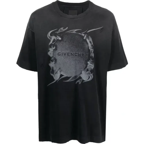 Contemporary Cotton Printed T-Shirt , female, Sizes: S - Givenchy - Modalova