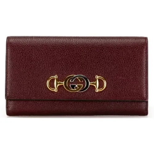 Pre-owned Leather wallets , female, Sizes: ONE SIZE - Gucci Vintage - Modalova