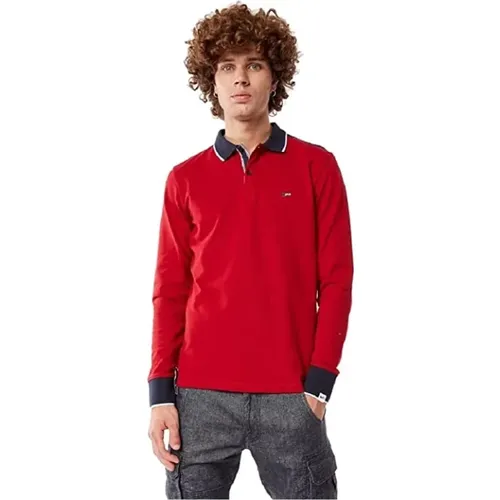 Long Sleeve Polo Shirt , male, Sizes: S - GAS - Modalova