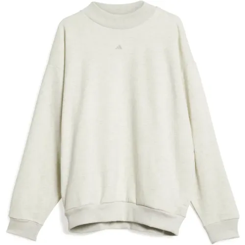 Crewneck Sweatshirt Creme Weiß , Herren, Größe: S - Adidas - Modalova