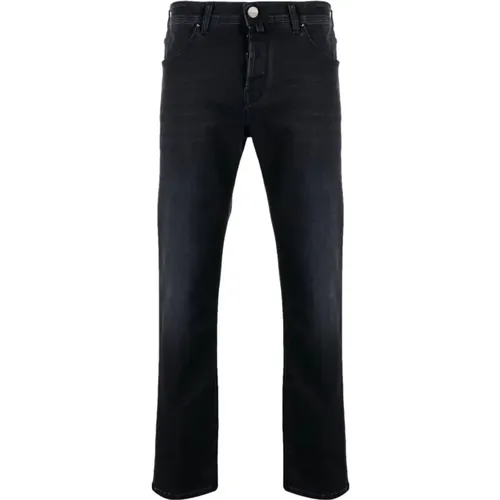 Washed Slim Fit Denim Jeans , male, Sizes: W32, W31 - Jacob Cohën - Modalova
