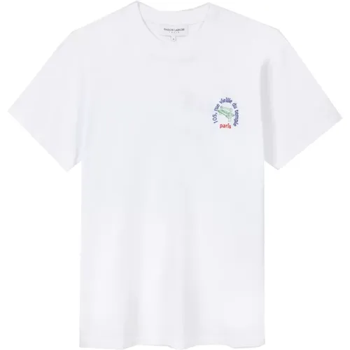 Embroidered Logo T-shirt , male, Sizes: XL, S - Maison Labiche - Modalova