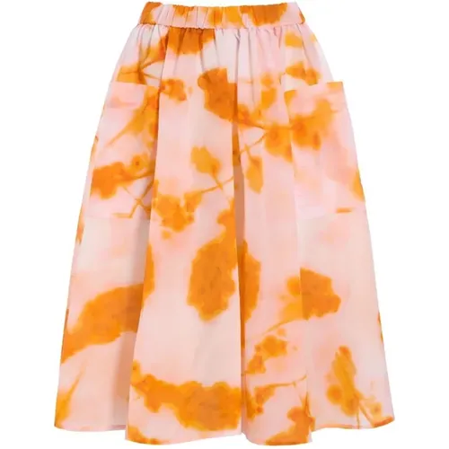 Abstract Floral Print Skirt , female, Sizes: XL, M, S, L, XS - Bitte Kai Rand - Modalova