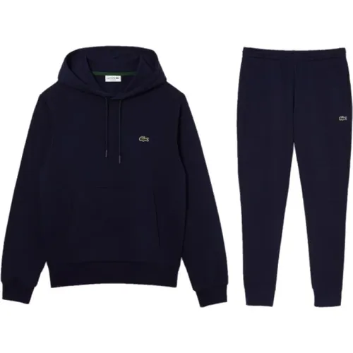 Hooded Tracksuit Men Dark , male, Sizes: L, XS, XL, 2XL, S, M - Lacoste - Modalova