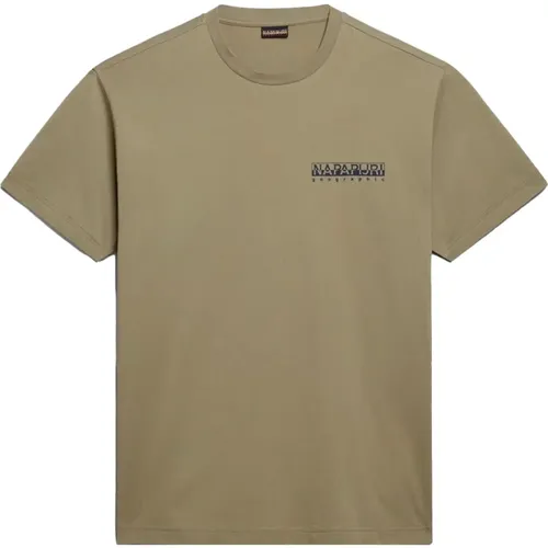 Short Sleeve T-Shirt Casual Style , male, Sizes: M, L, XL, S - Napapijri - Modalova