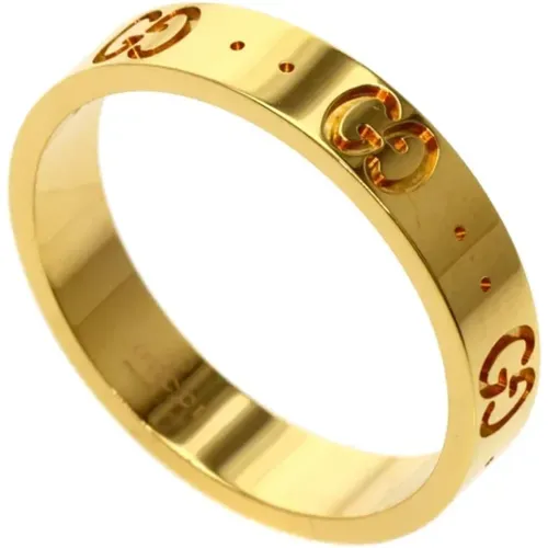 Pre-owned Gold Gold Gold Gucci Ring , female, Sizes: ONE SIZE - Gucci Vintage - Modalova