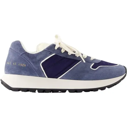 Blaue Leder Track Sneakers - Common Projects - Modalova