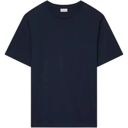 T-Shirts und Polos Blau , Herren, Größe: S - Dries Van Noten - Modalova