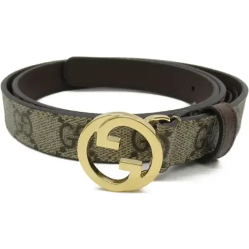 Pre-owned Leather belts , female, Sizes: ONE SIZE - Gucci Vintage - Modalova