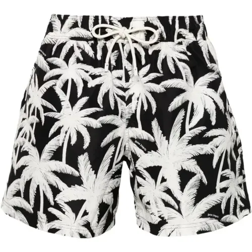 Allover Palm Swimshorts , male, Sizes: S, L, M - Palm Angels - Modalova
